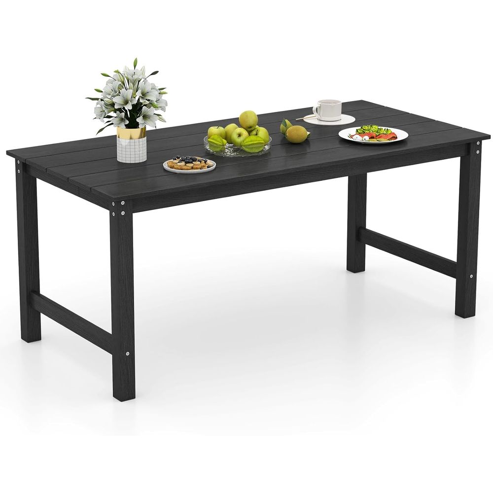 Outdoor Furniture Hdpe - HDPE Outdoor Dining Table or 6