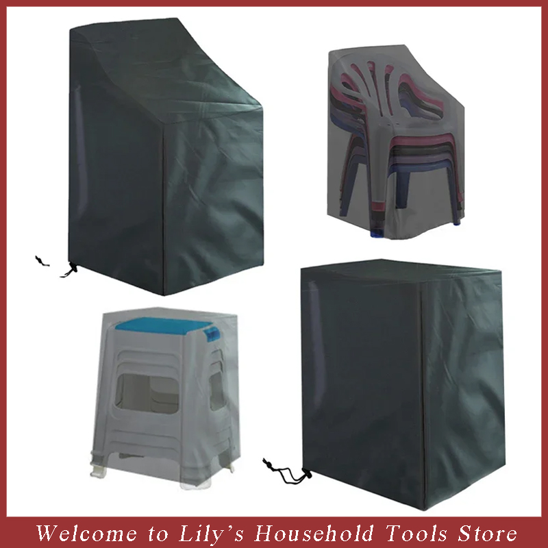 Outdoor Furniture Protector - Stacked Chair Dust Cover Outdoor Garden