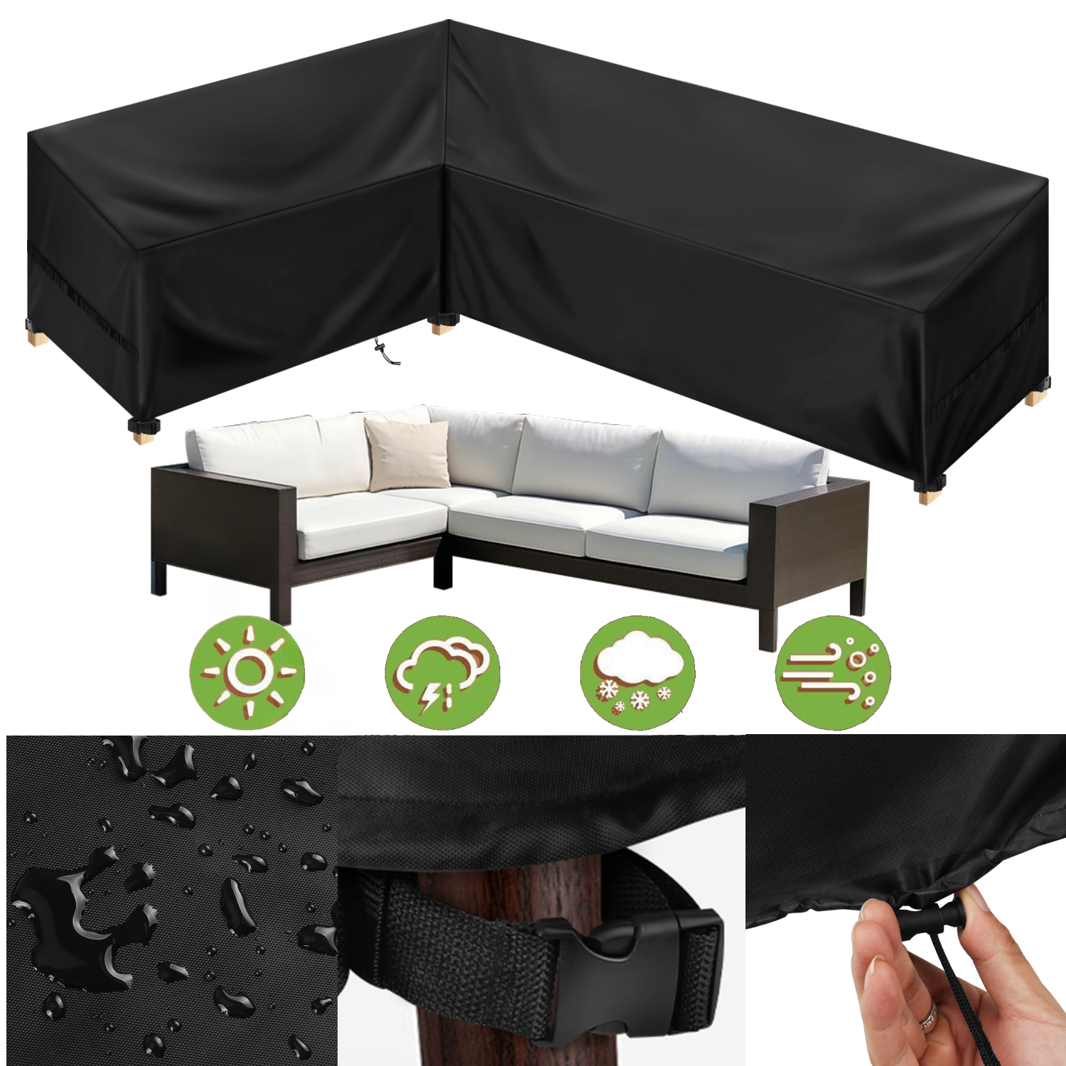Outdoor Waterproof Sectional S – обзор и цена Outdoor Furniture Protector