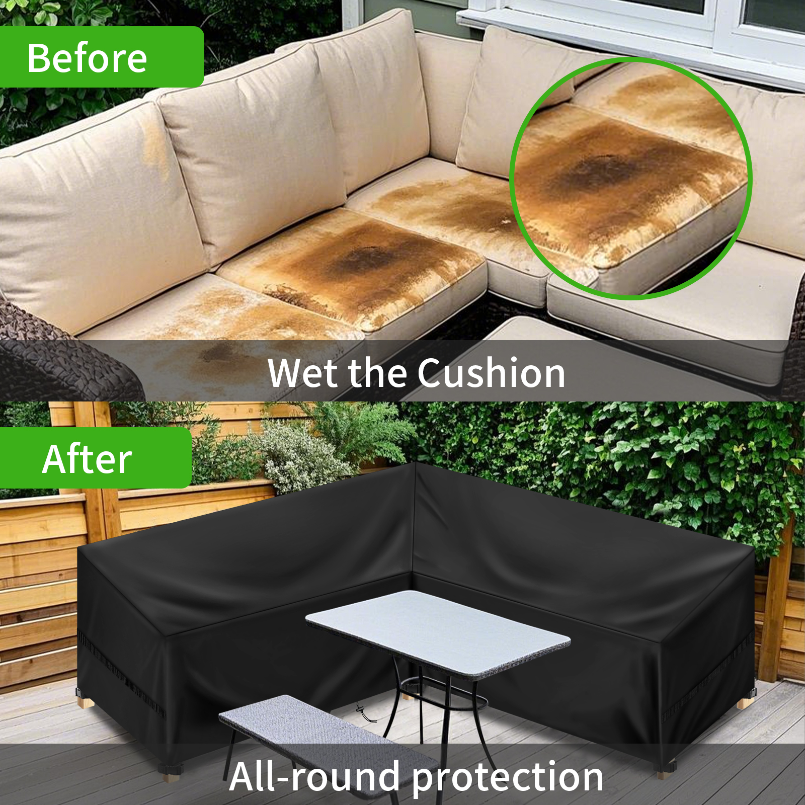 Outdoor Waterproof Sectional S – обзор и цена Outdoor Furniture Protector