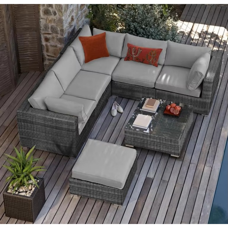 6 Seater Small Garden Sectiona – обзор и цена Outdoor Furniture Small