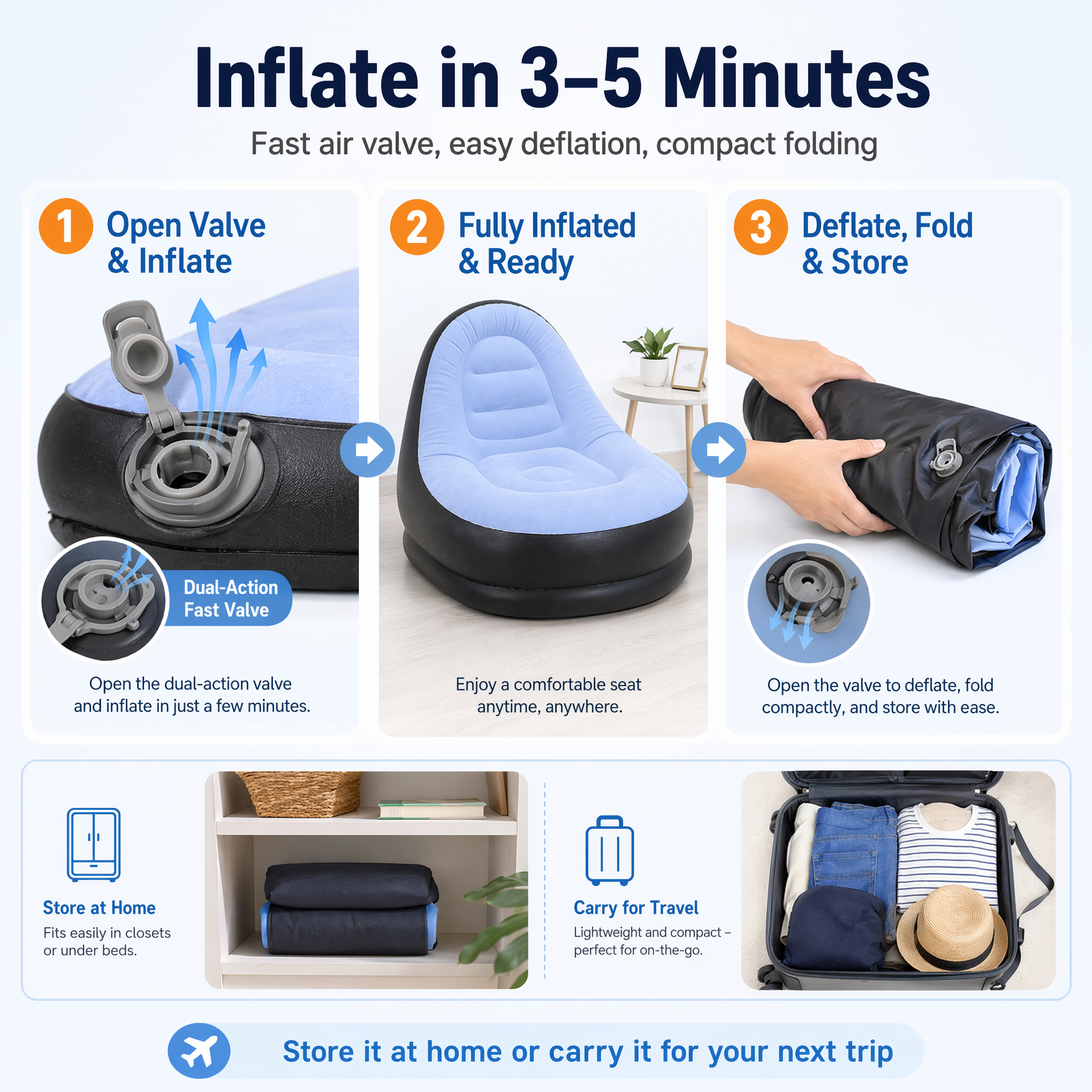2 IN 1 Inflatable Sofa with St – обзор и цена Outdoor Furniture Small