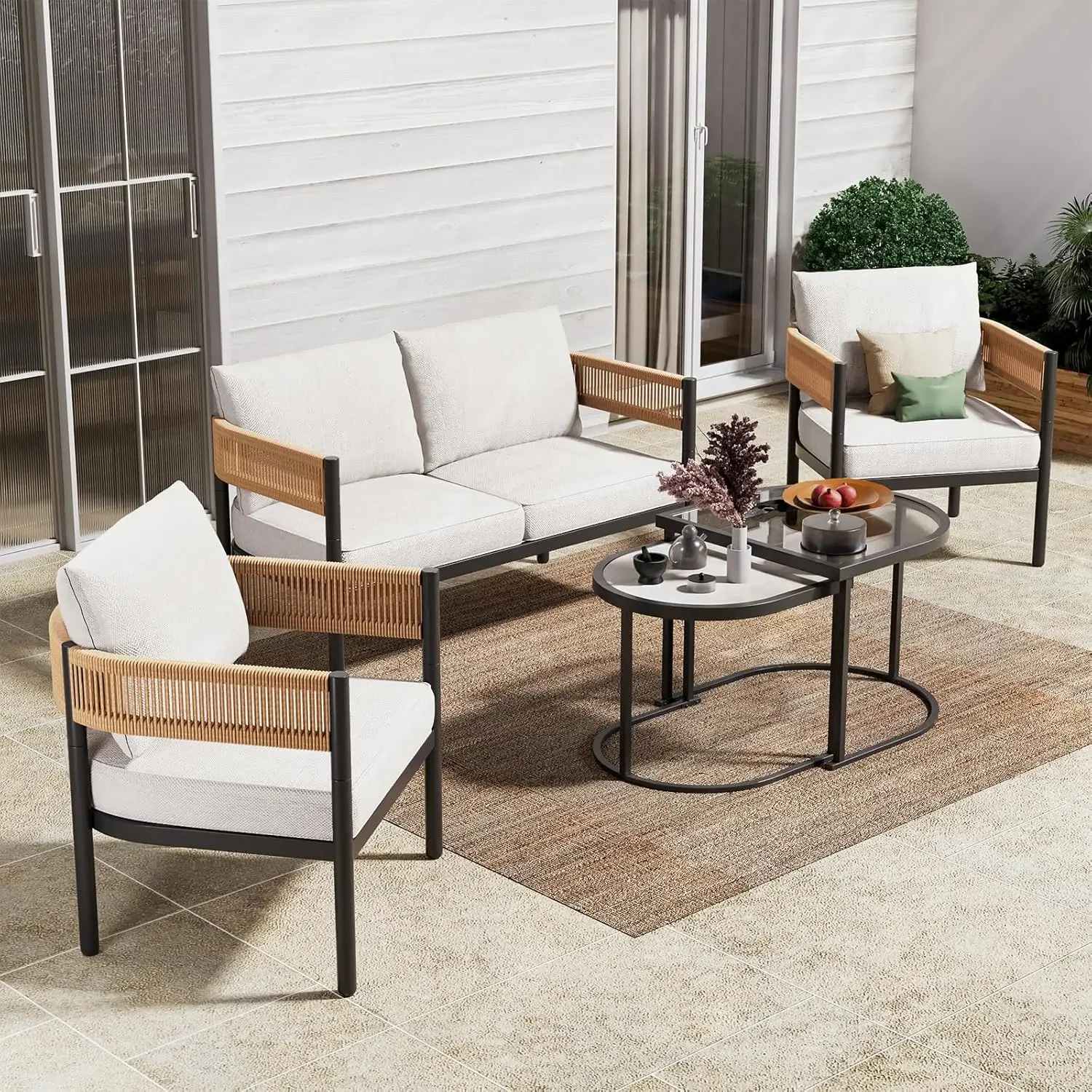 5-Piece Outdoor Furniture Set  – обзор и цена Outdoor Furniture Cushion