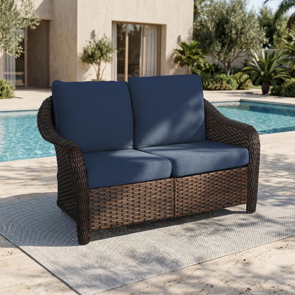 Wicker 3seat Sofa, Outdoor Con – обзор и цена Outdoor Furniture Cushions
