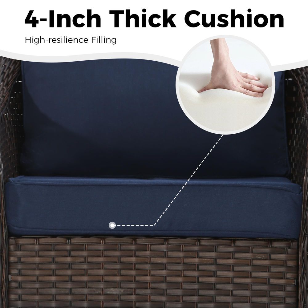Wicker 3seat Sofa, Outdoor Con – обзор и цена Outdoor Furniture Cushions