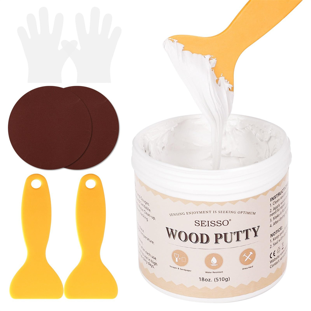 SEISSO White Wood Putty Waterp – обзор и цена Outdoor Furniture Restoration