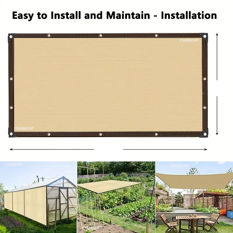 4x5m Beige Shading Net, UV Pro – обзор и цена Outdoor Furniture Hdpe