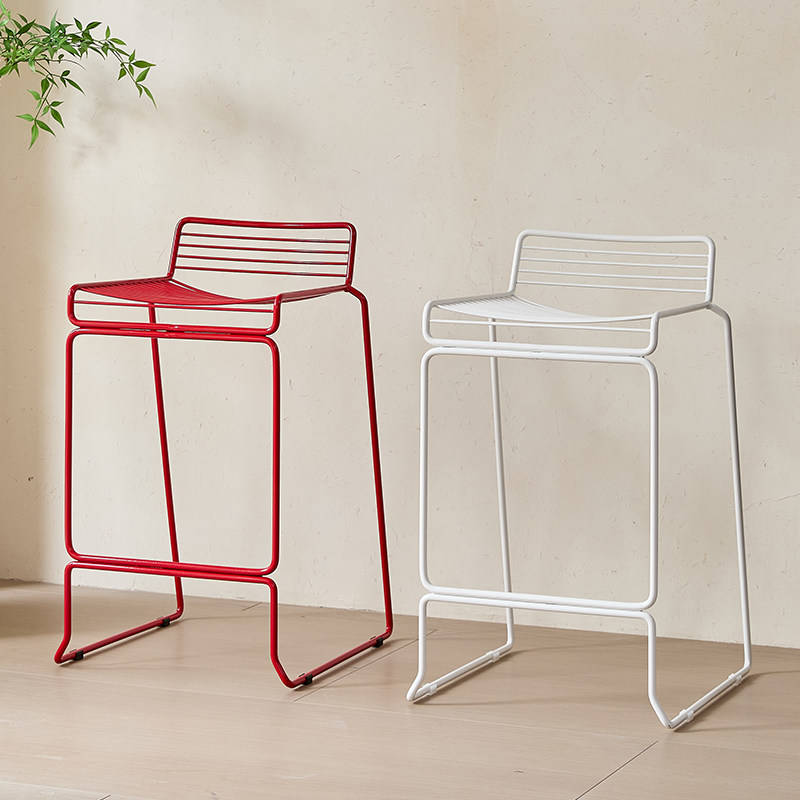 Nordic Minimalist Bar Stool Mo – обзор и цена Outdoor Furniture Iron