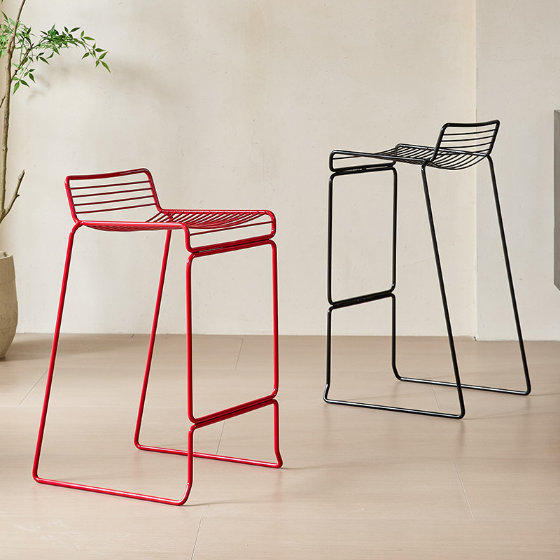 Nordic Minimalist Bar Stool Mo – обзор и цена Outdoor Furniture Iron