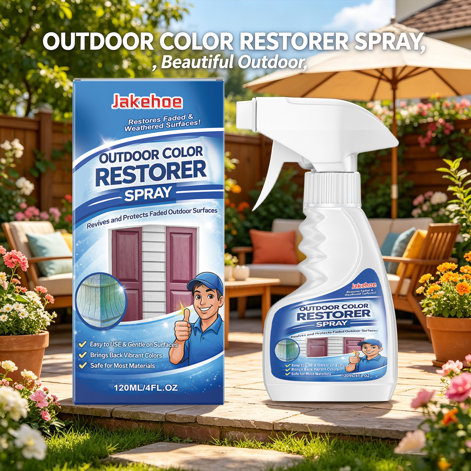 Outdoor Color Restorer Spray M – обзор и цена Outdoor Furniture Restoration