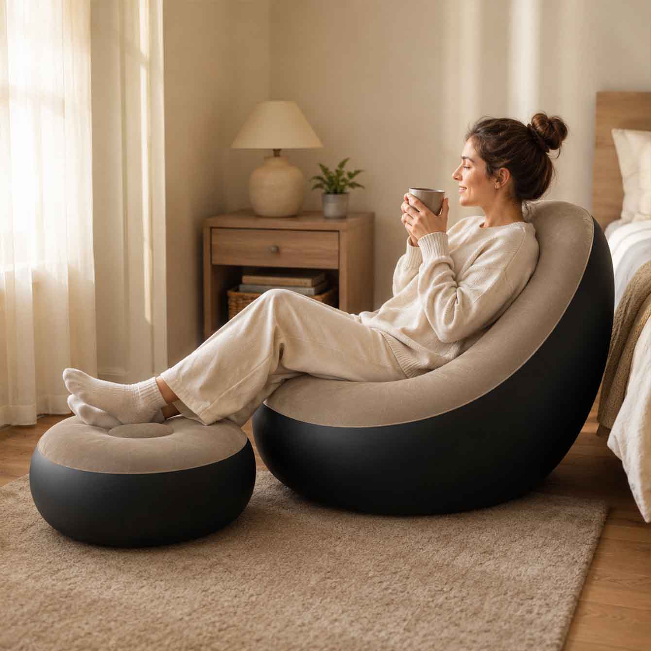 Inflatable Chair for Adults,Po – обзор и цена Outdoor Furniture Small