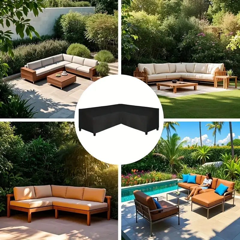 Anti-UV L-shaped Outdoor Sofa  – обзор и цена Outdoor Furniture Protector