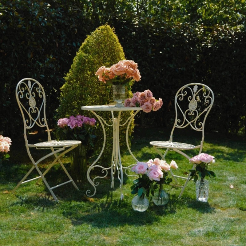 French Vintage Iron Table and  – обзор и цена Outdoor Furniture Iron