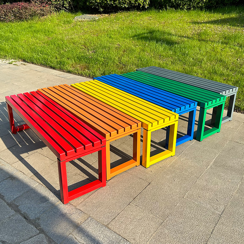 Internet celebrity White bench – обзор и цена Outdoor Furniture Iron