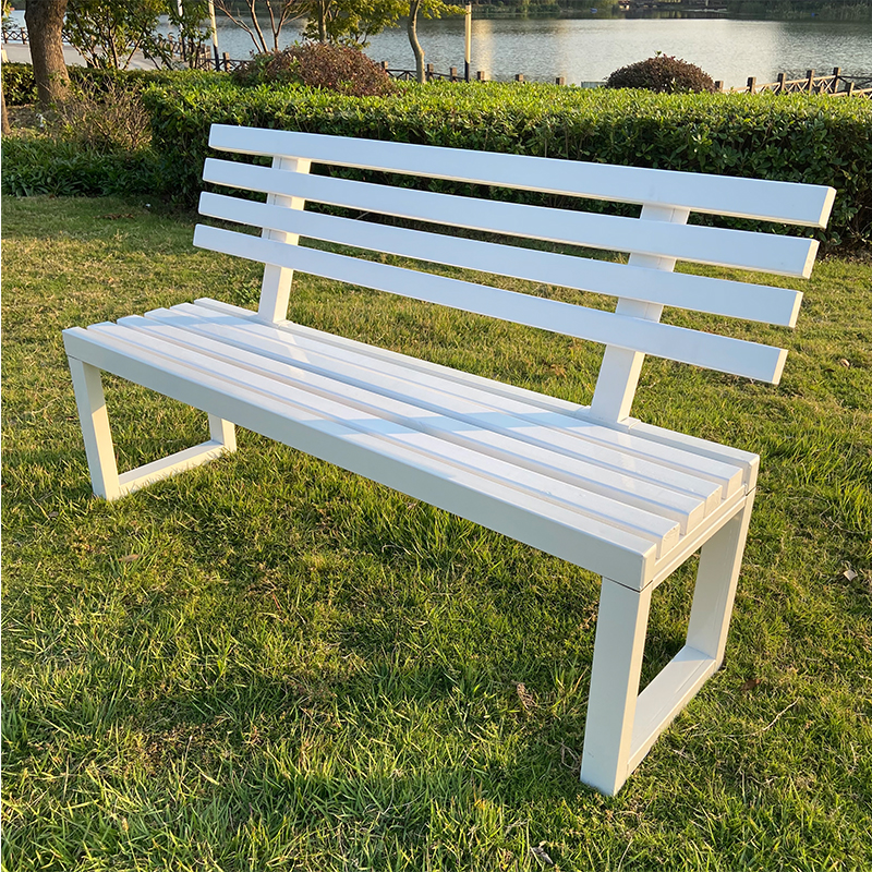 Internet celebrity White bench – обзор и цена Outdoor Furniture Iron