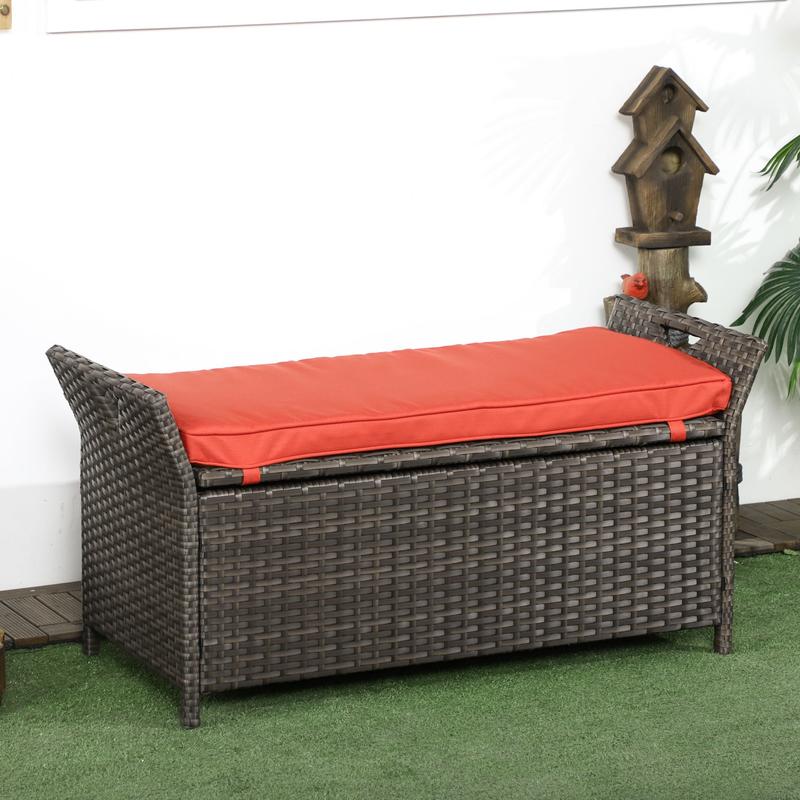 29 Gallon Patio Wicker Storage – обзор и цена Outdoor Furniture Cushion