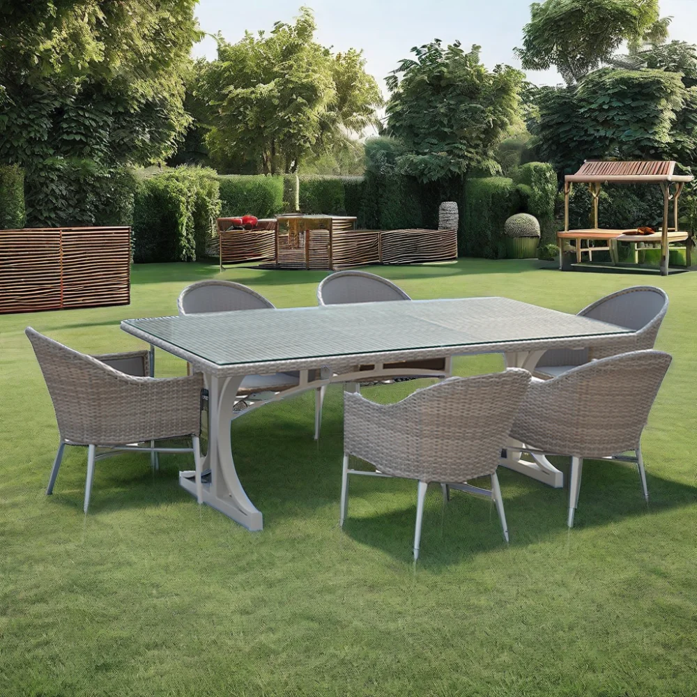 Discount 7 Pieces Luxury PE Ra – обзор и цена Outdoor Furniture Prices