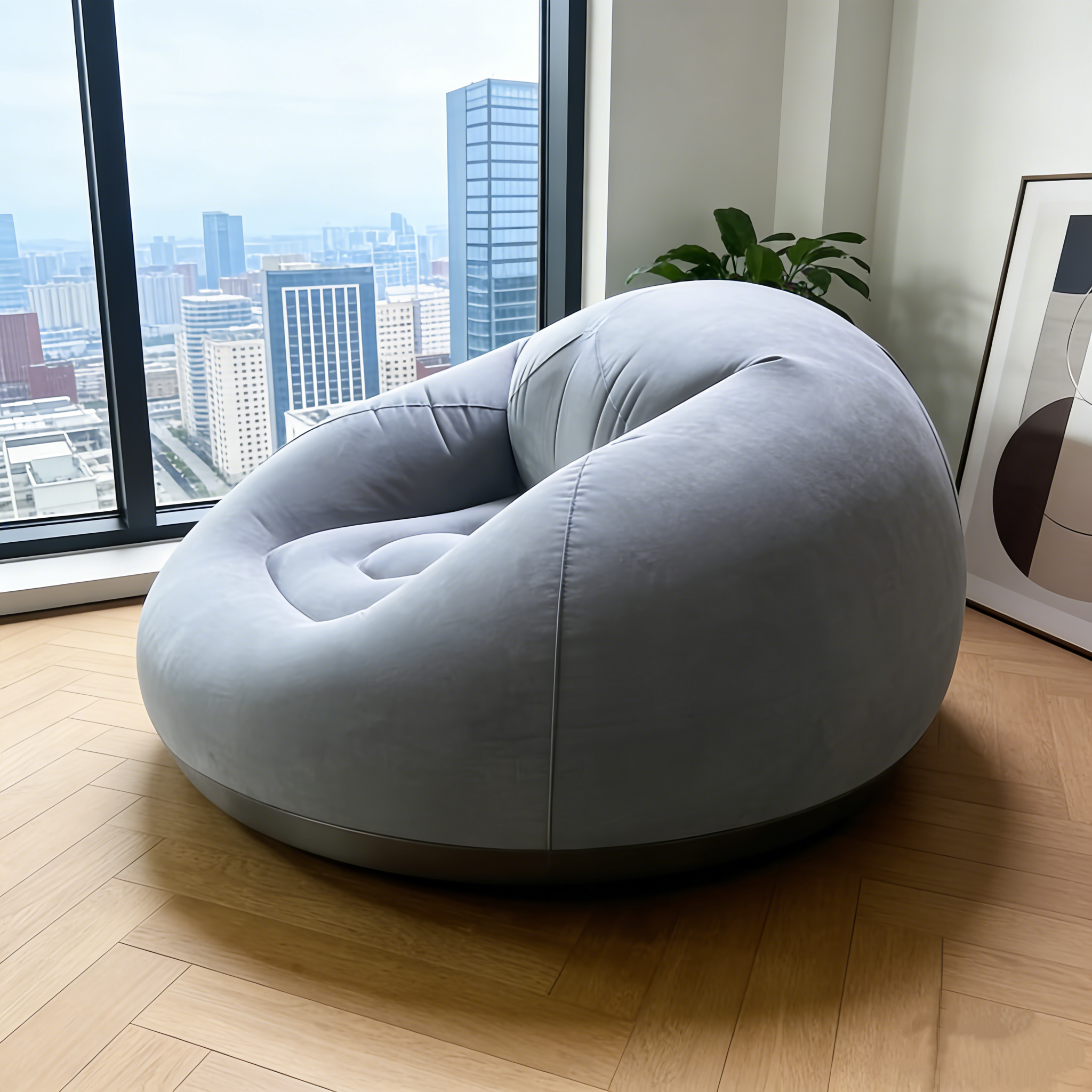 Portable Inflatable Round Air  – обзор и цена Outdoor Furniture Small