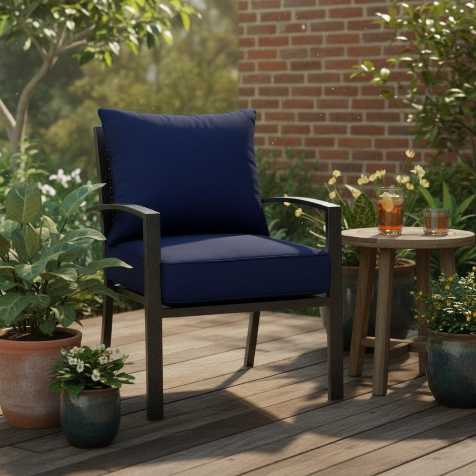 Patio Chair Pad Hidden Closure – обзор и цена Outdoor Furniture Cushions
