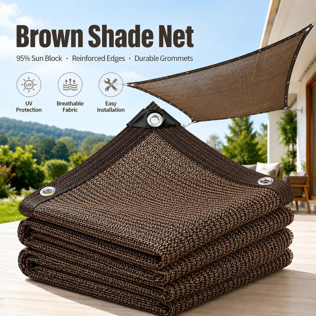 Large Courtyard Shading Net –  – обзор и цена Outdoor Furniture Hdpe