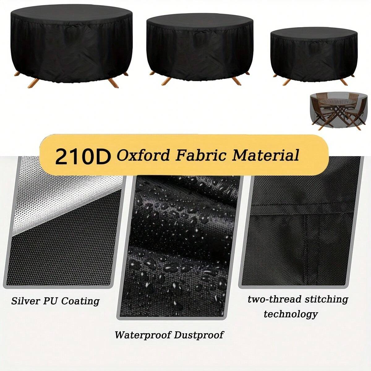 Waterproof Round Patio Furnitu – обзор и цена Outdoor Furniture Protector